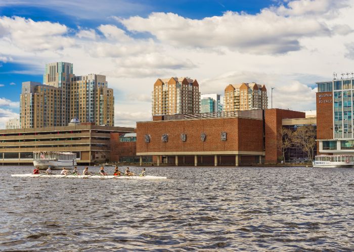 harbor view of museum of science boston